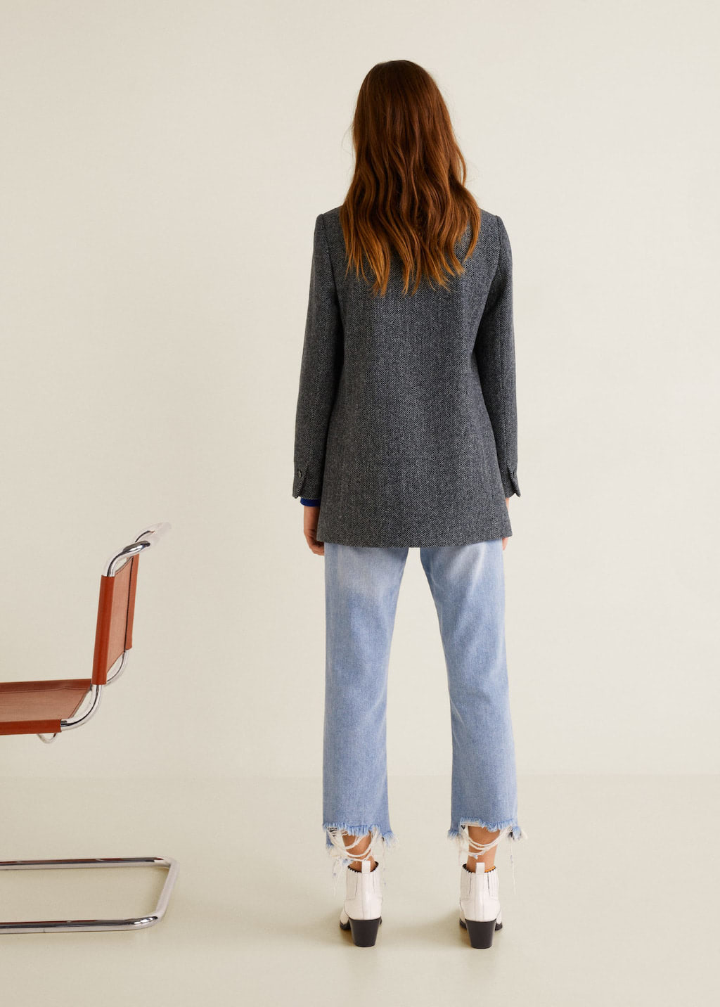 Textured wool blazer - Afbeelding 4