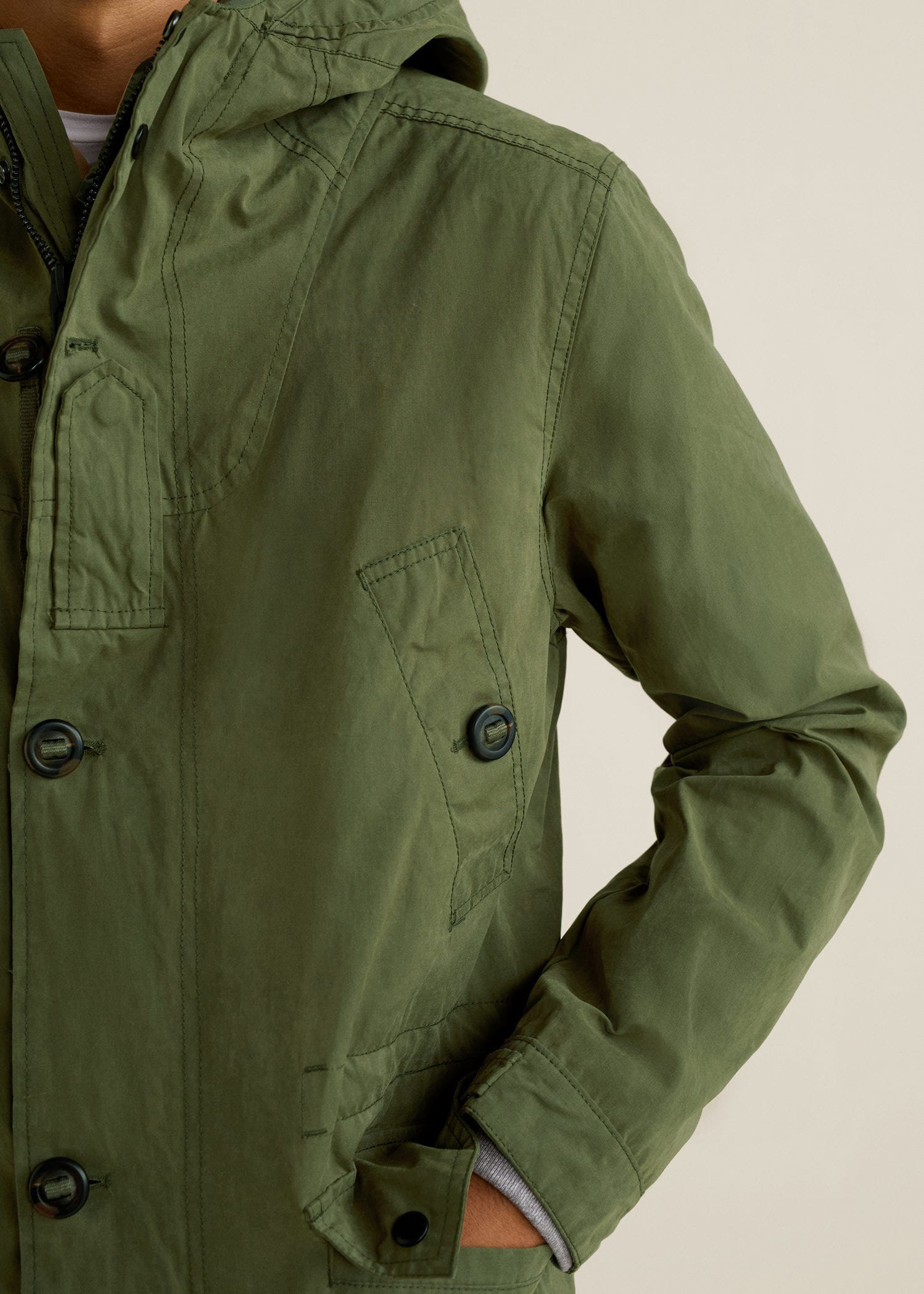 Quilted hooded parka - Afbeelding 4