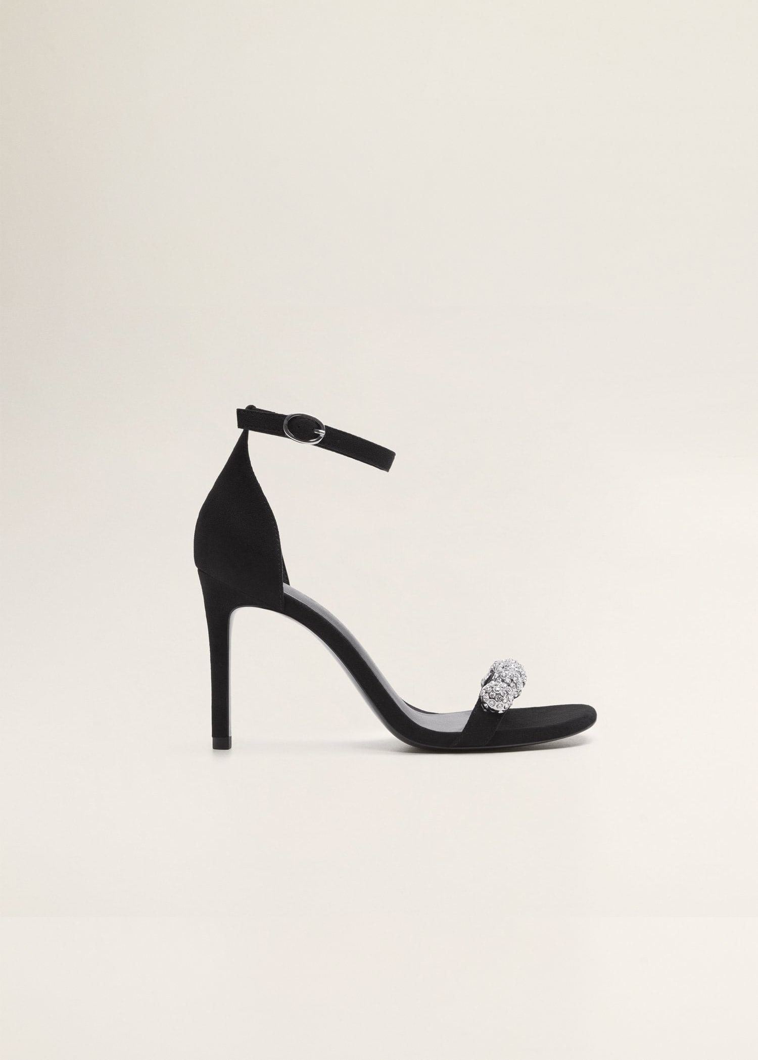 Crystal strap sandals